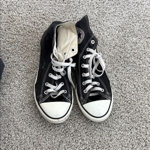 Converse Black and White High-Tops